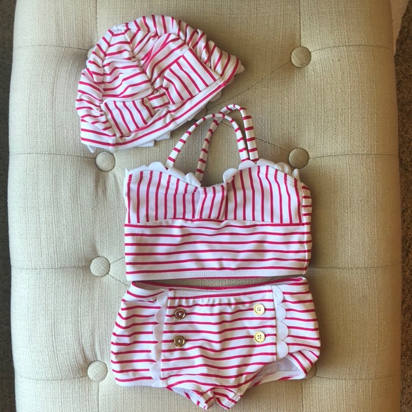 Janie and Jack Other - Janie and Jack baby girl swim set